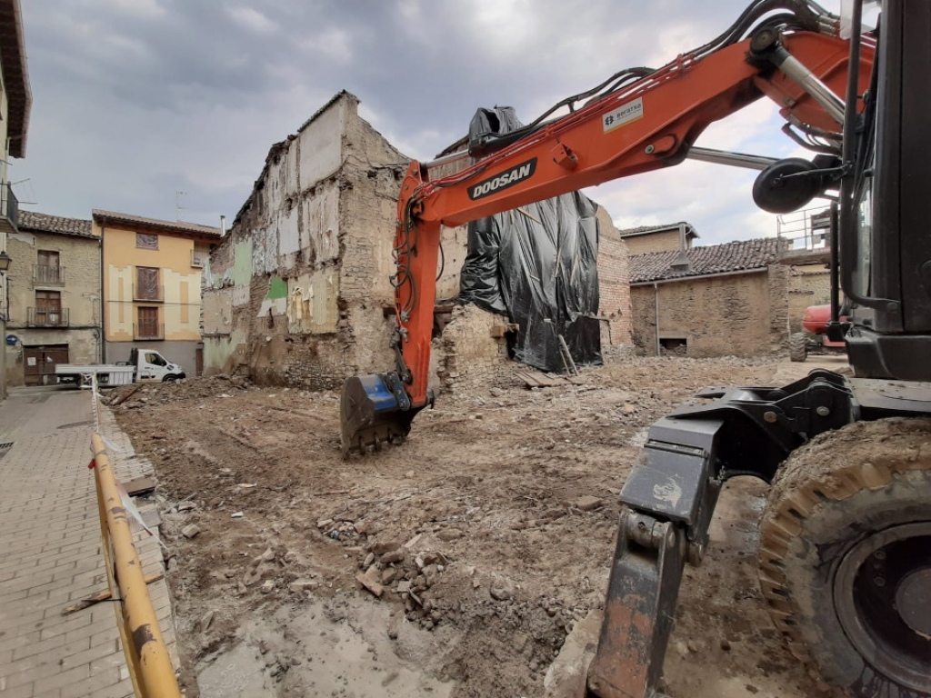 Nueva plaza de la Alfareria en Lumbier (Navarra)